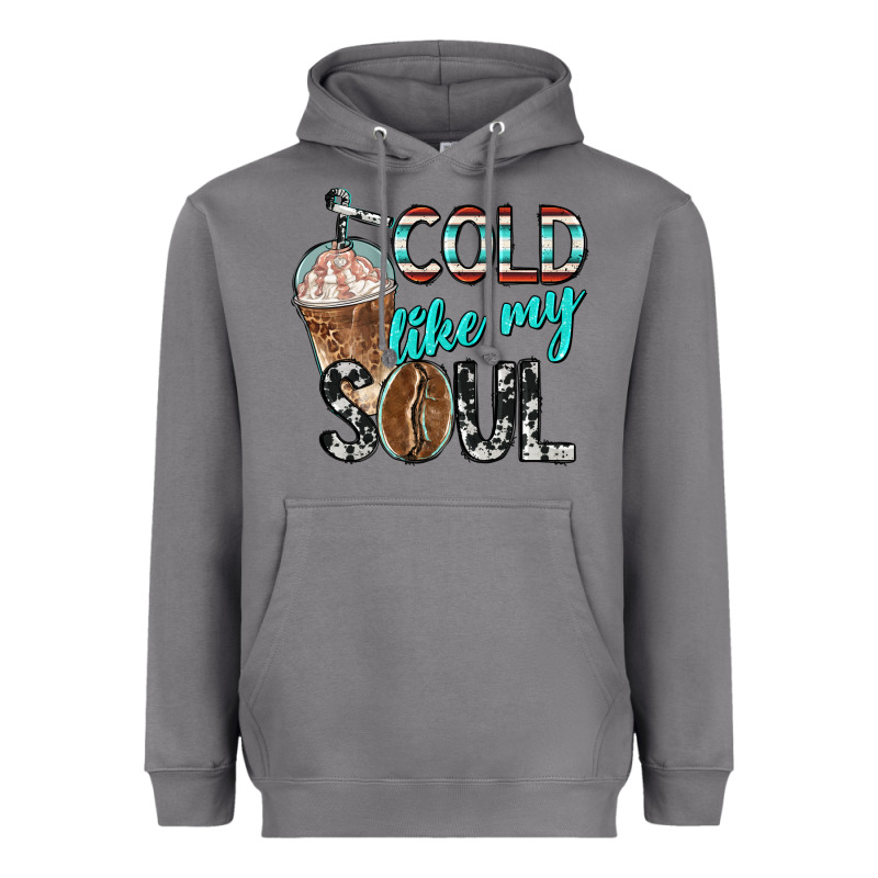 Cold Like My Soul With Coffee Heavyweight Hoodie by BarkalooDesign | Teevron