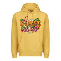 Antique Gold Nurse off duty Premium Hoodie - NancyCooperArtShop