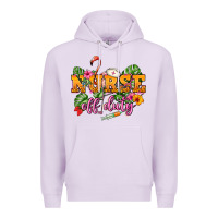 Lilac Nurse off duty Premium Hoodie - NancyCooperArtShop