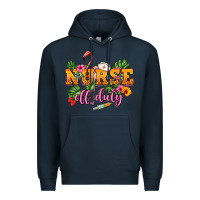 Navy Nurse off duty Premium Hoodie - NancyCooperArtShop