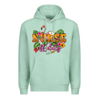 Seafoam Nurse off duty Premium Hoodie - NancyCooperArtShop