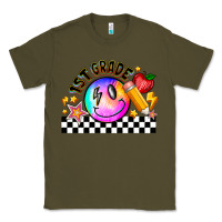 Army Green 1St Grade Classic Tee - CowhideDigitalArt