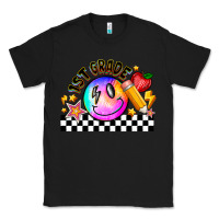 Black 1St Grade Classic Tee - CowhideDigitalArt