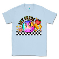 Dusty Blue 1St Grade Classic Tee - CowhideDigitalArt