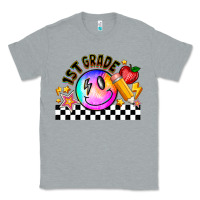 Heather Grey 1St Grade Classic Tee - CowhideDigitalArt