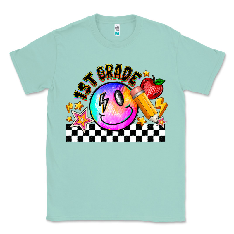 1st Grade Classic Tee by CowhideDigitalArt | Teevron