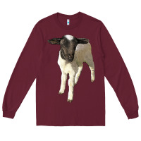 Burgundy dorper baby sheep Long Sleeve Tee - LillyAllenDesigns