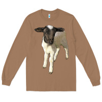Toasted Coconut dorper baby sheep Long Sleeve Tee - LillyAllenDesigns