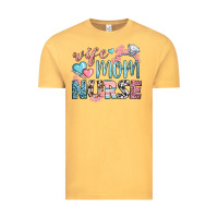Vintage Mustard wife mom nurse Vintage Tee - BundleAndBundleShop