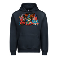 I Love Usa Gnomes 4th Of July Urban Hoodie | Teevron