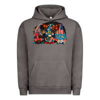 Pigment Tornado i love usa gnomes 4th of july Urban Hoodie - CowGirlArtShop