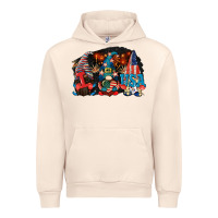 Sandshell i love usa gnomes 4th of july Urban Hoodie - CowGirlArtShop