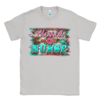 Moon Dust western blessed nurse pink floral arrow  background Classic Tee - BarkalooDesign
