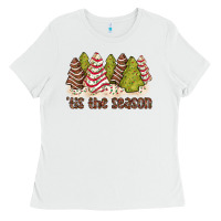 White tis the season little debbie tree cakes Ladies Tee - JahusDesignShop