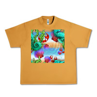 Peanut Butter seahorse and beach Urban Heavy Tee - BundleAndBundleShop