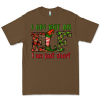 Cacao i am not an elf i am just short christmas Premium Tee - RanaPortraitStore