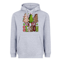 Heather Grey tis the season christmas cakes Heavyweight Hoodie - Jasminsmagicworld
