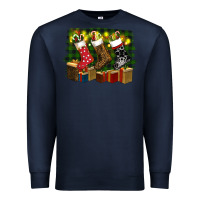 Navy Christmas Premium Sweatshirt - RanaPortraitStore
