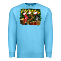 Ocean Blue Christmas Premium Sweatshirt - RanaPortraitStore