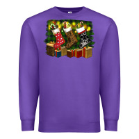 Purple Christmas Premium Sweatshirt - RanaPortraitStore