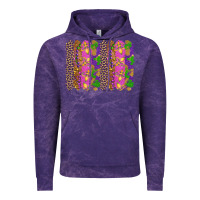 Cloud Purple mardi gras brushstrokes Vintage Hoodie - RanaPortraitStore