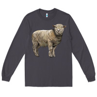 Smoke southdown sheep Long Sleeve Tee - LillyAllenDesigns
