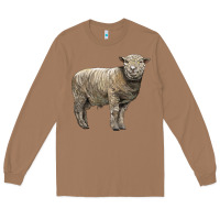 Toasted Coconut southdown sheep Long Sleeve Tee - LillyAllenDesigns