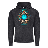 Vintage Black aztec leopard turquoise gemstone Vintage Hoodie - JahusDesignShop