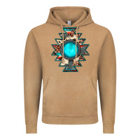 Vintage Camel aztec leopard turquoise gemstone Vintage Hoodie - JahusDesignShop