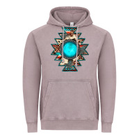 Vintage Zinc aztec leopard turquoise gemstone Vintage Hoodie - JahusDesignShop