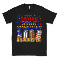 Black getting star spangled hammered Classic Tee - NancyCooperArtShop
