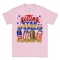 Bubblegum Pink getting star spangled hammered Classic Tee - NancyCooperArtShop