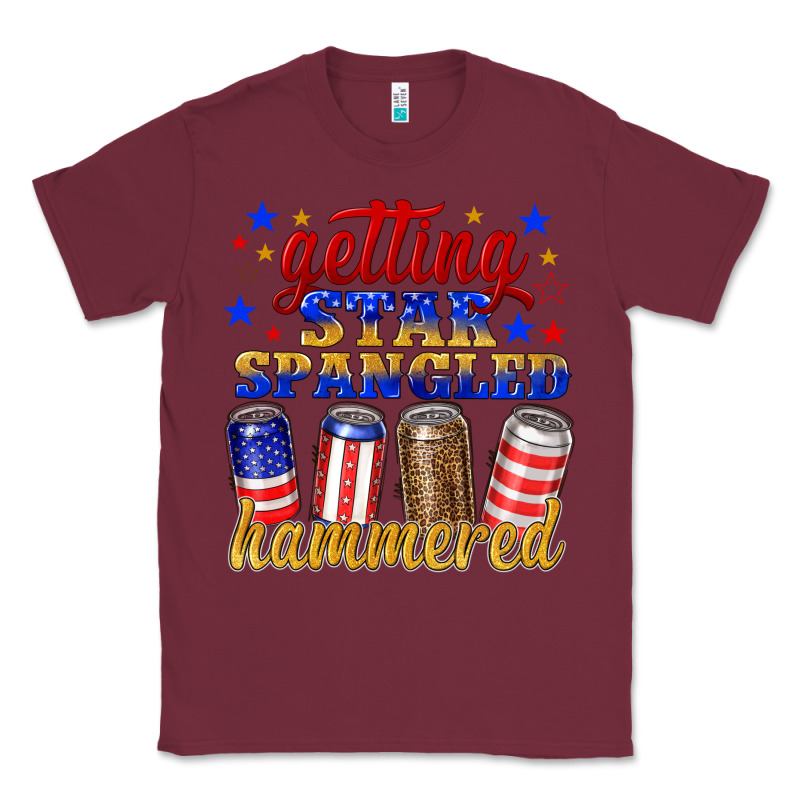 Getting Star Spangled Hammered Classic Tee by NancyCooperArtShop | Teevron