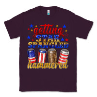 Plum getting star spangled hammered Classic Tee - NancyCooperArtShop