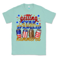 Seafoam getting star spangled hammered Classic Tee - NancyCooperArtShop
