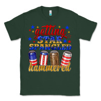 Sports Green getting star spangled hammered Classic Tee - NancyCooperArtShop