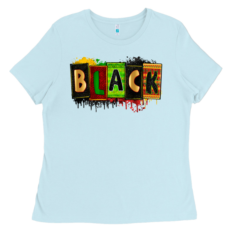 Black Ladies Tee by Zillion Design Studio | Teevron