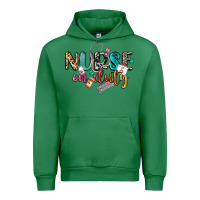 Emerald nurse on duty Urban Hoodie - CowGirlArtShop