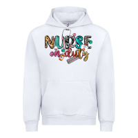White nurse on duty Urban Hoodie - CowGirlArtShop