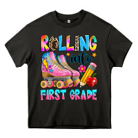 Asphalt rolling into first grade Heavy Core Tee - texasbilliewilder