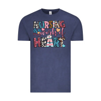 Vintage Denim nursing is a work of heart Vintage Tee - BundleAndBundleShop