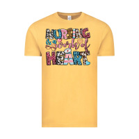Vintage Mustard nursing is a work of heart Vintage Tee - BundleAndBundleShop