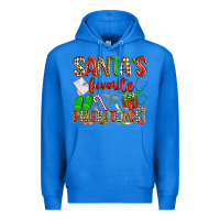 True Royal Santa's Favorite Phlebotomist Premium Hoodie - texasbilliewilder
