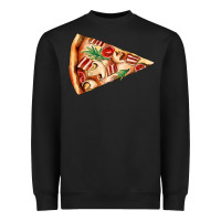 Black pizza slice Heavyweight Sweatshirt - AdoDesignShop