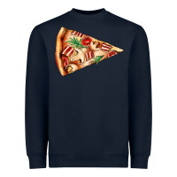 Navy pizza slice Heavyweight Sweatshirt - AdoDesignShop