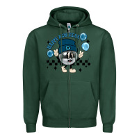 Sports Green happy new year disco ball Zipper Hoodie - MaliasSmallBusiness