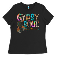 Black gypsy soul Ladies Tee - texasbilliewilder