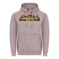 Vintage Zinc christmas with christmas cross libbey glass Vintage Hoodie - BundleAndBundleShop
