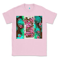 Bubblegum Pink pink floral nurse with flowers Classic Tee - AdoDesignShop