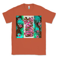 Copper pink floral nurse with flowers Classic Tee - AdoDesignShop